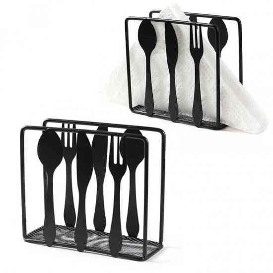 Салфетница на стол металлическая Tissue 15см Винница