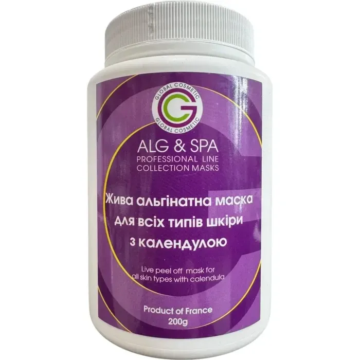 Жива альгінатна маска для всіх типів шкіри з календулою Live Peel off Mask with Calendula ALG & SPA, 200г Дніпро - фото 1