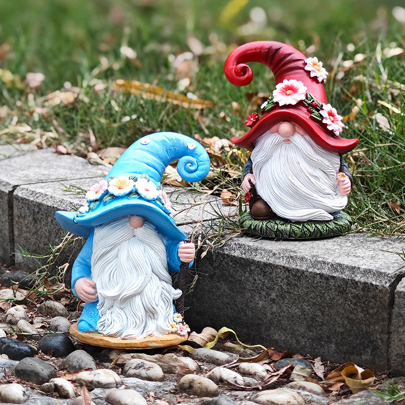 Садовая фигурка Гном 12,5 см. Полистоун Одесса - изображение 9