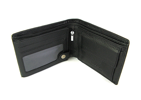 Гаманець чоловічий шкіряний чорний Dr. Bond Київ - фото 2