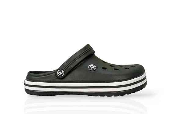 Крокси чоловічі чорні сабо великими дірками crocs чоловічі літні гумові ляпанці медичні Одеса