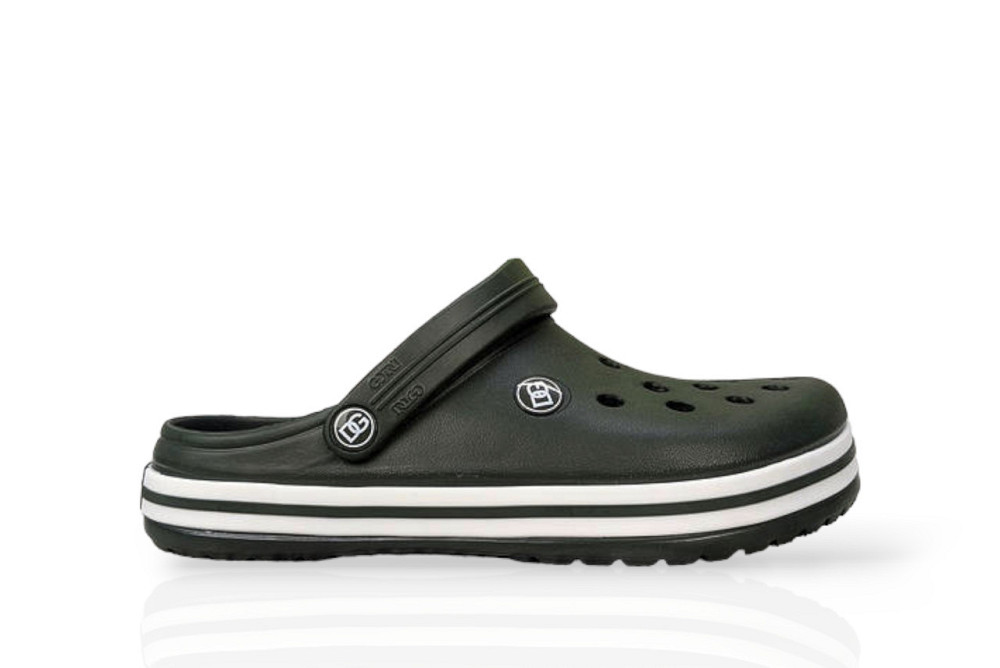 Крокси чоловічі чорні сабо великими дірками crocs чоловічі літні гумові ляпанці медичні Одеса - фото 4