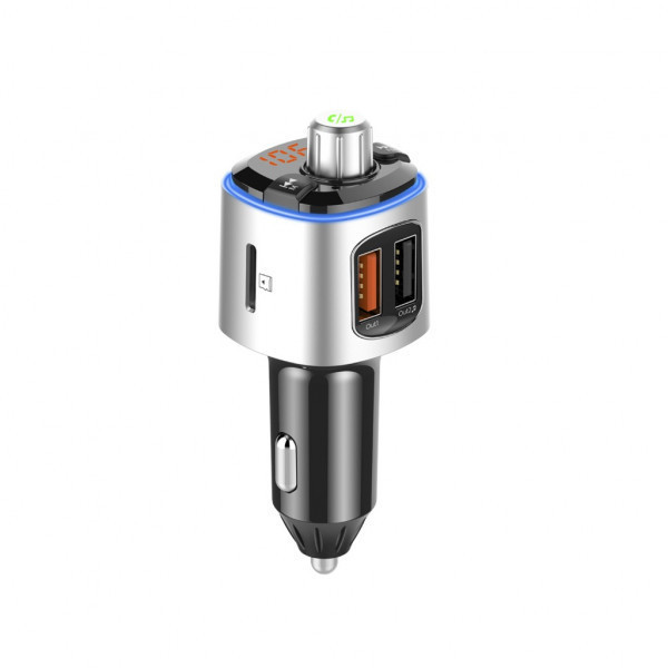 Автомобільний FM-трансміттер Aspiring Wave 1 LED/Bluetooth/MicroSD/DSP/QC3.0 (86ASTR21PB1) Киев - изображение 6