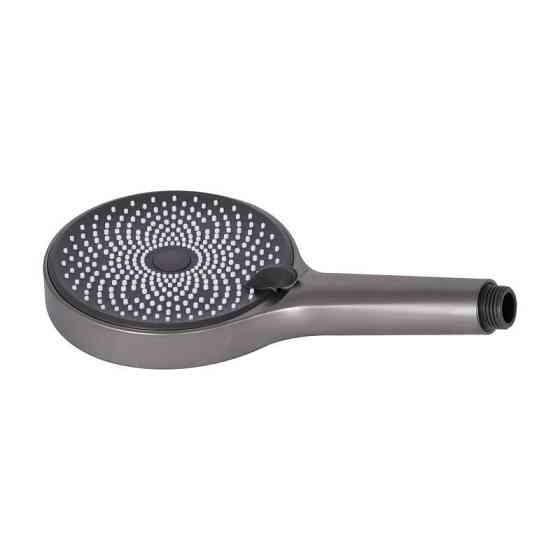 Душевая система из латуни Qtap Slavonice на три потребителя (с изливом) QTSLA111GMB45905 Gunmetal Black Харьков