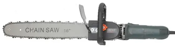 Насадка 16" цепная пила для болгарок (с системой смазки цепи) Коломия