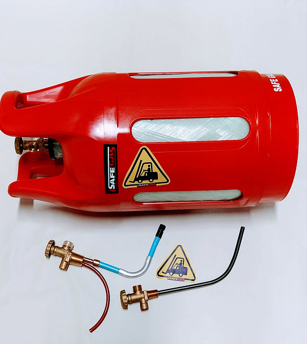 Газовый композитный баллон 24 литра для авто погрузчиков с предохранительным клапаном  CАVAGNA Италия. Киев - изображение 2