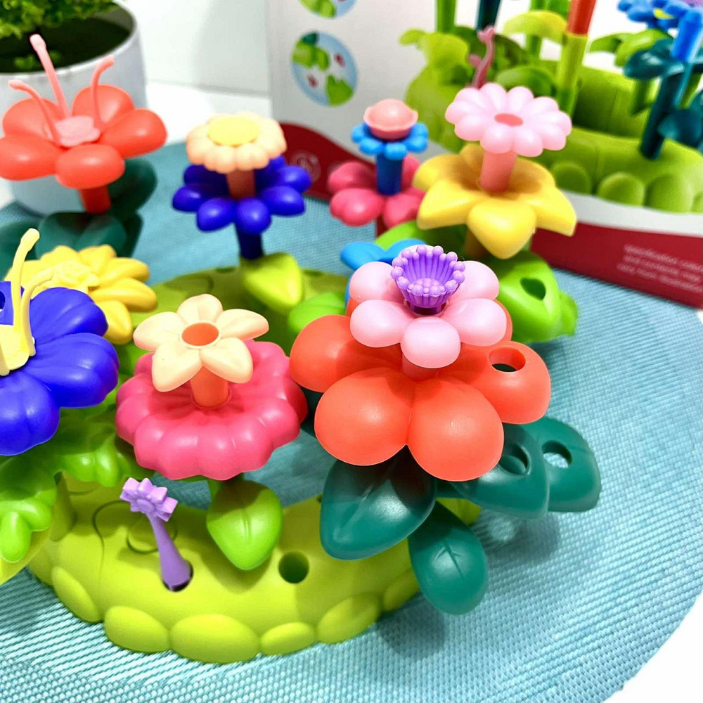 Конструктор Квітковий сад різнокольоровий 42 деталі (898-9106) Чернігів - фото 5