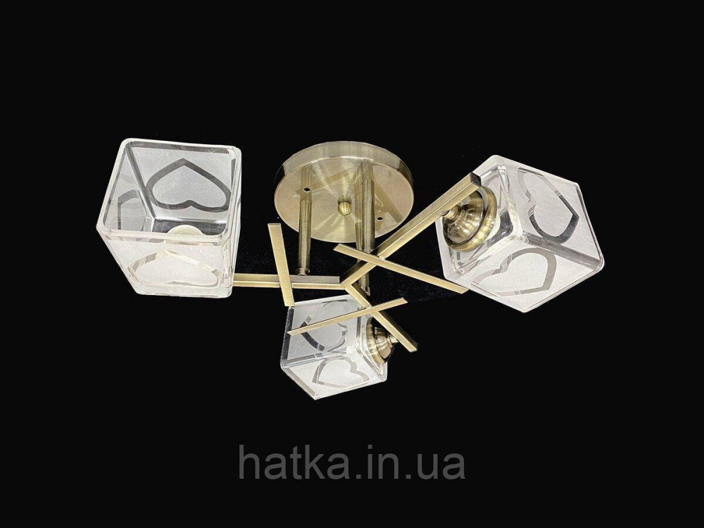 Потолочная Люстра на 3 плафона VALESO 2370/3 (Бронза) Киев - изображение 1