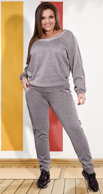 Костюм великого розміру з люрексом Київ - фото 1