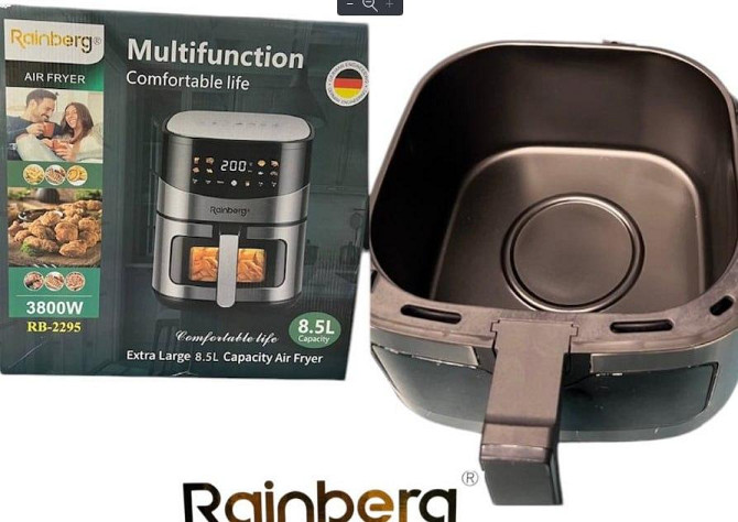 Аерогриль Rainberg RB-2295 3800Вт. чаша на 3 літрів, різні температурні режими Київ - фото 3