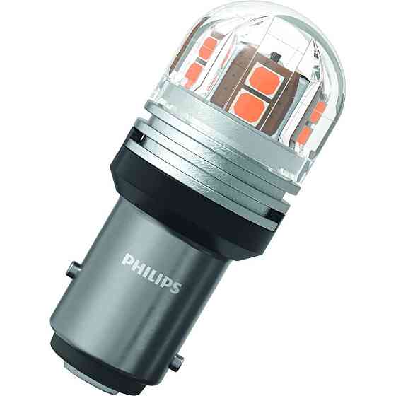 Комплект світлодіодних ламп PHILIPS 11499AU70X2 PY21/5W LED Ultinon Pro7000 BAY15d AMBER 12/24V Харків