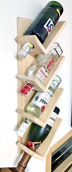 Настінна винна полиця "Тамба" бланже Миколаїв - фото 1