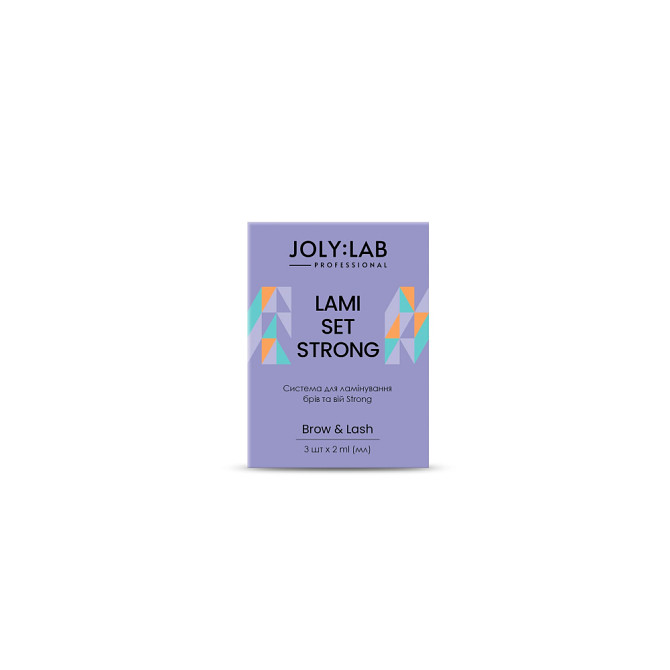 Система для ламинирования бровей и ресниц Strong Joly:Lab 3 шт х 2 мл Винница - изображение 5