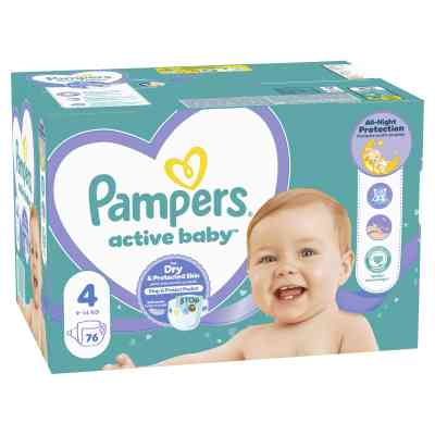 Подгузники Pampers Active Baby Maxi Размер 4 (9-14 кг) 76 шт (8001090949615) Винница