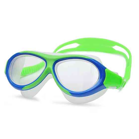 Дитяча маска для плавання Renvo Karu JR Anti-fog Салатовий Синій OSFM (1SM100-14) Киев