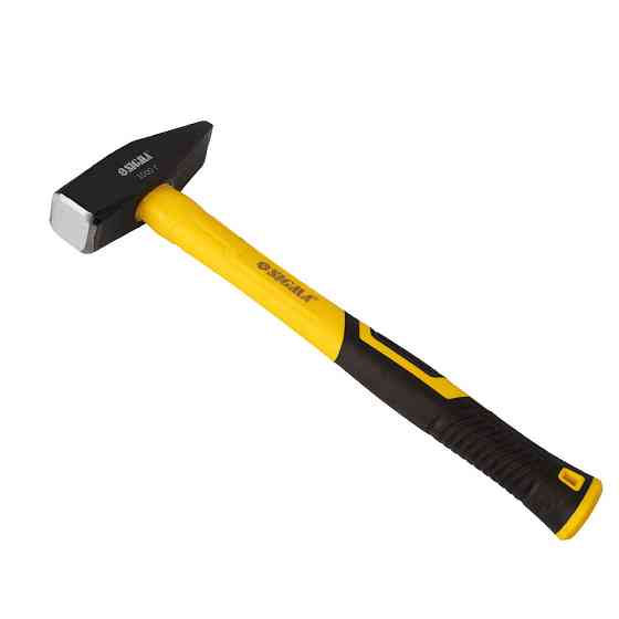 Молоток 1000г слесарная фибергласовая ручка SIGMA (4316101) Ровно