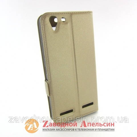 Чохол книжка Lenovo A6020 K5 Smart Case golden Одеса - фото 2