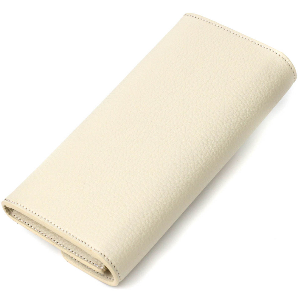 Цікавий жіночий гаманець з монетницею на блискавці з натуральної шкіри Tony Bellucci 21965 Молочний Київ - фото 5