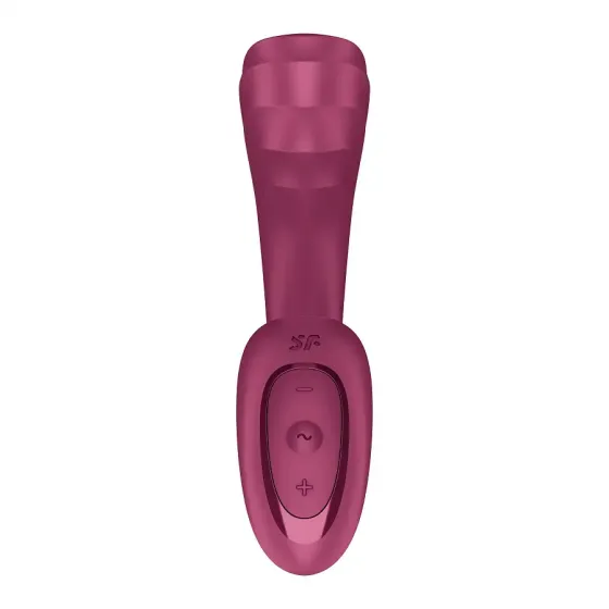 Вагінально-кліторальний вібратор Satisfyer G for Goddess 3 Wine Red, 2 мотори Львів