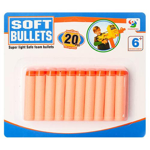 Кульки 7000A-2 м'які, 20 шт., лист, 19-17-2,5 см., шт Київ - фото 1