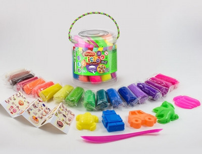 Набір креативної творчості "Тісто для ліпки "Master Do" укр туба 18 кольорів (8), TMD-01-05, шт Київ - фото 1