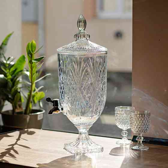 Лимонадниця Classic Crystal 5л із краном HP-19-297 глек диспенсер для напоїв прозорий Коломия