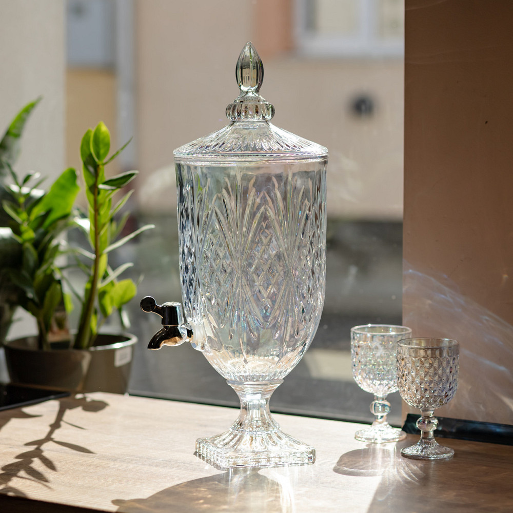 Лимонадниця Classic Crystal 5л із краном HP-19-297 глек диспенсер для напоїв прозорий Коломыя - изображение 4