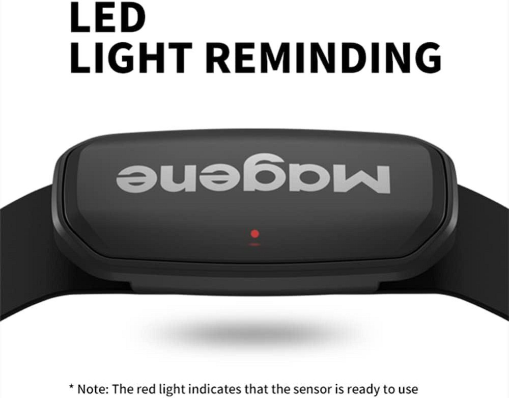 Монитор сердечного ритма Magene, пульсомер нагрудный ремень ANT Bluetooth с LED-индикатором для iOS, Android Киев - изображение 3