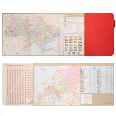 Тижневик Leo planner А5 датований 2026 "Binario", м'який, червоний, 368 сторінок (252642) Вінниця