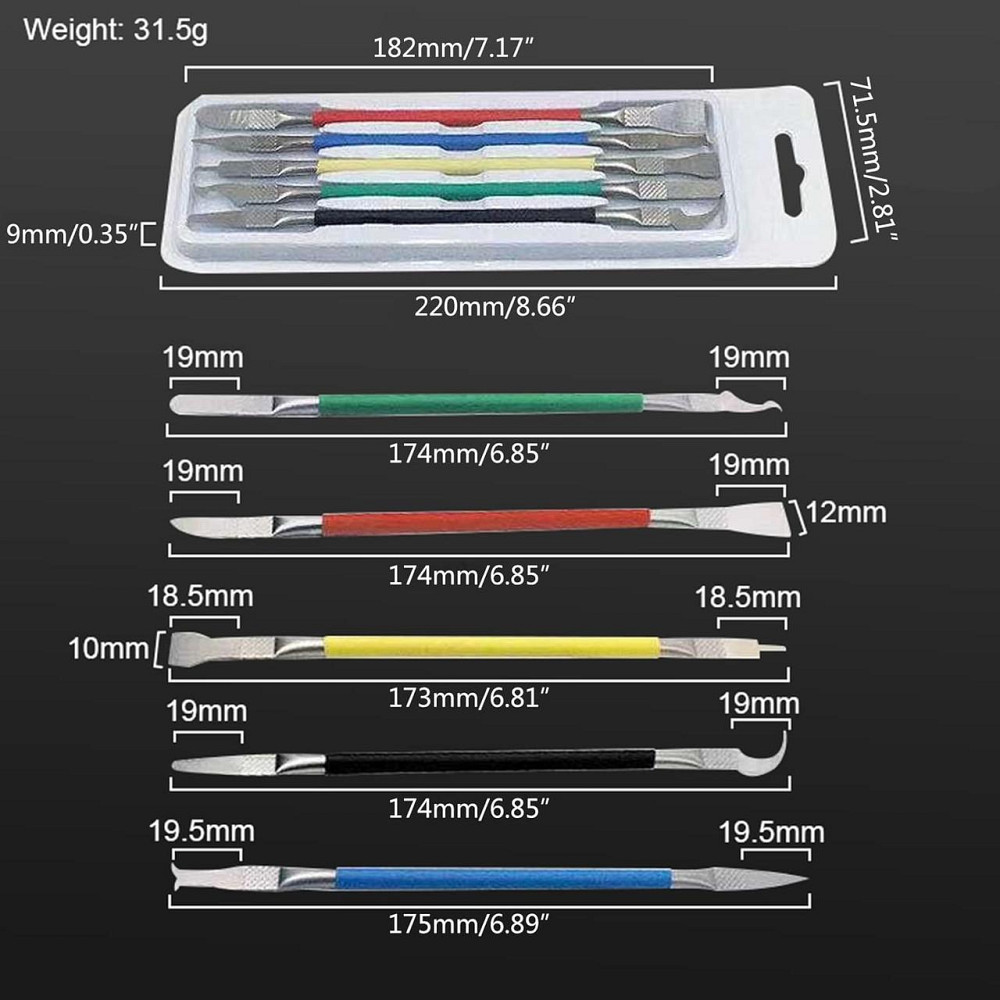 Набор ножей для демонтажа микросхем и снятия клея Киев - изображение 4