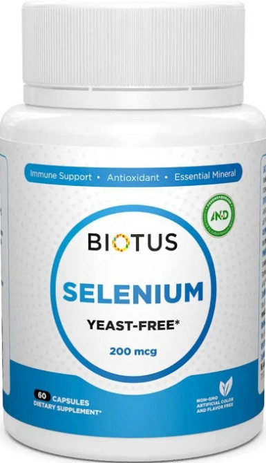 Селен Biotus Selenium 200 мкг 60 капс Киев - изображение 1