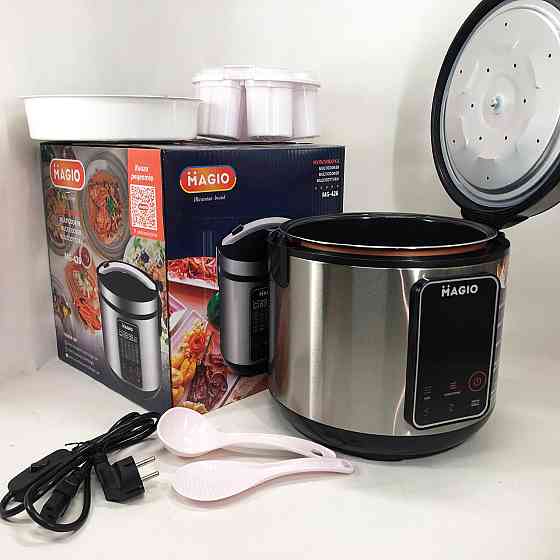 Мультиварка скороварка мультиповар MAGIO, Антипригарні мультиварки рисоварки, Мультиварка пароварка 5 л SC-37 Івано-Франківськ