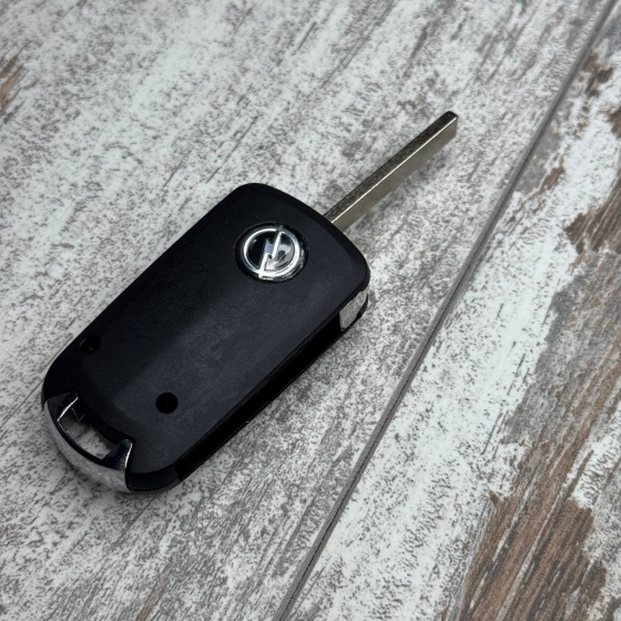 Выкидной ключ для Opel Zafira, корпус под чип и плату, 3 кнопки, HU100 Киев