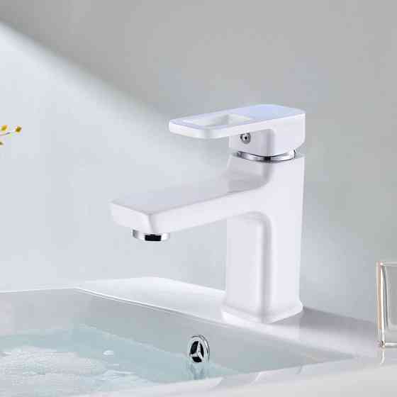 Змішувач для раковини Lidz Wawel 001білий/хром Київ