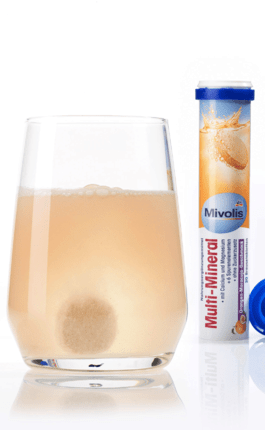 Шипучі таблетки-вітаміни Das Gesunde Plus Multi-Mineral 20 шт Львів
