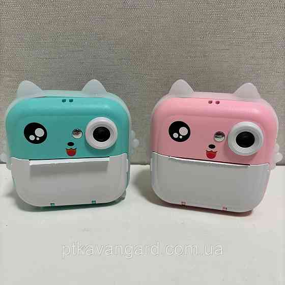 Фотоаппарат принтер детский с моментальной печатью 