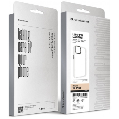 Чехол для мобильного телефона Armorstandart UNIT2 Apple iPhone 15 Plus White (ARM69973) Винница - изображение 5