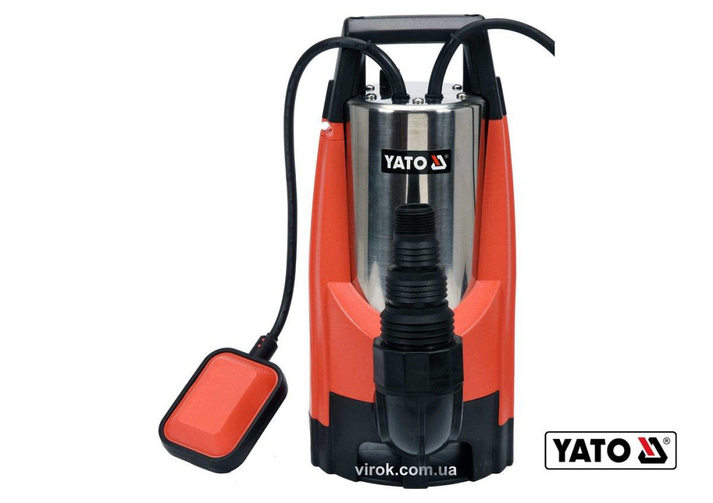 Насос для брудної води мережевий YATO: 1100 Вт, 14000 л/год, макс.висота-10 м, макс.глибина- 7 м [3] Одесса - изображение 1