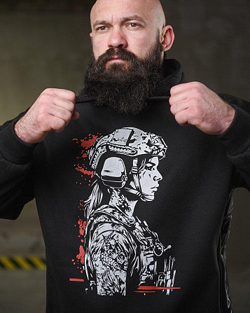 Тепла худі ghetto warrior НП4873 Київ - фото 5