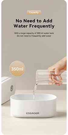 Зволожувачі повітря ESSAGER (color box）Spaceman humidifier White (EJSQ-YH02) Киев