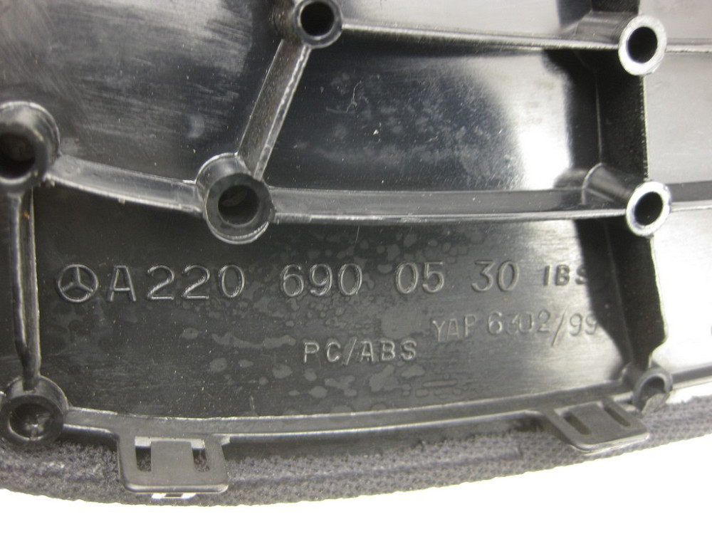 Mercedes-Benz  A2206900530 9B56 Накладка - кришка динаміка в задній полиці антрацит S-Class W220 Одеса - фото 8