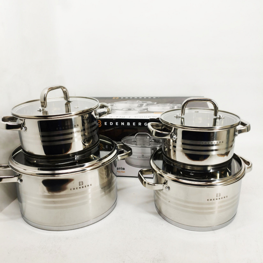 Набор кастрюль из нержавеющей стали, Кастрюля из нержавеющей стали, Набор качественных каструль SD-36 Львов - изображение 10