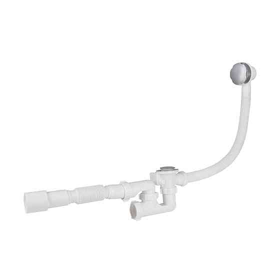 Сифон для ванни Lidz (WHI) 60 03 V002 01 з ревізією (вихід 50 мм) Київ