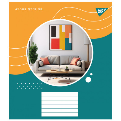 Зошит Yes Your interior А5 48 аркушів лінія (767134) Вінниця - фото 3