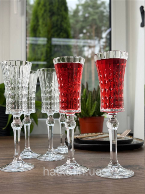 Набір келихів 6 шт. для  шампанського "Халіф" 145 мл 101-089 Київ - фото 1