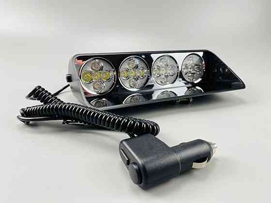 Маячок проблисковий S21 стробоскоп автомобільний 9-80V 20 led діодів білий спалах, стробоскоп під скло Мукачево