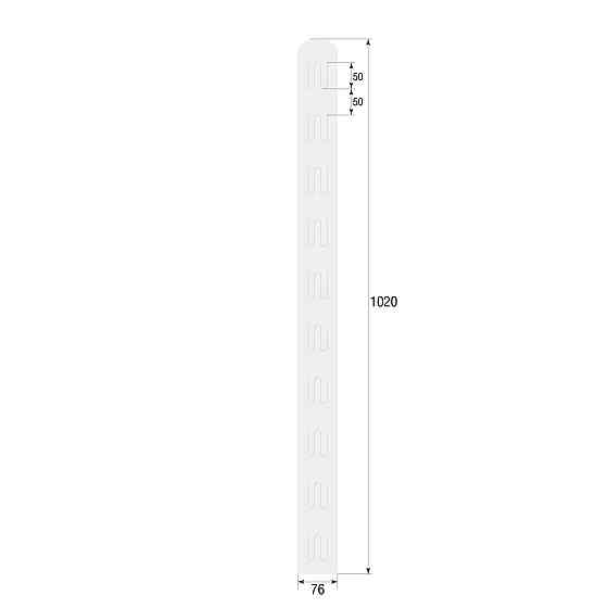 Підвісна страйп-стрічка EKOSTAR на 10 гачків Київ