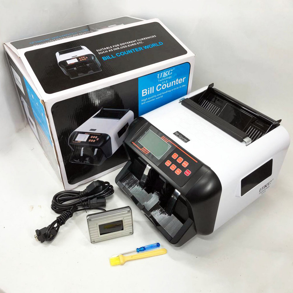 Машинка для счета денег с распознаванием валюты, Счетчик денег с автоматическим детектором DX-71 Львов - изображение 7