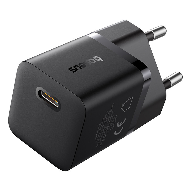 Мережевий зарядний пристрій Baseus GaN5 Fast Charger (mini) 1C 25W EU Cluster Black Одеса - фото 6