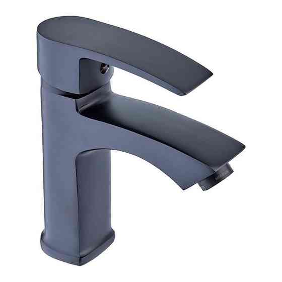 Змішувач для умивальника MIXXUS MAGNUM 001 (NUT) BLACK, чорний Харків